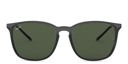 Ray-Ban Unisex Square Sunglasses in Black – Product Photo 1