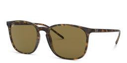 Ray-Ban Unisex Square Sunglasses in Light Havana – Product Photo 2