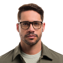 تسوق نظارة طبية بإطار مربع راي بان بلون متموج أونلاين.