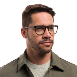 تسوق نظارة طبية بإطار مربع راي بان بلون متموج أونلاين.