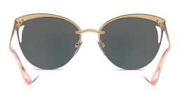 BVLGARI Cat Eye Sunglasses in Pink Gold – Product Photo 4