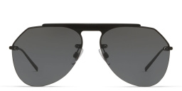 Dolce & Gabbana Rimless Aviator Sunglasses in Black – Product Photo 1