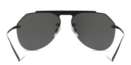 Dolce & Gabbana Rimless Aviator Sunglasses in Black – Product Photo 4