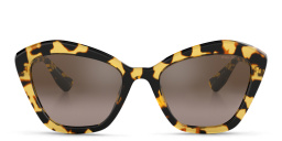 MIU MIU Cat-Eye Sunglasses in Light Havana – Product Photo 1