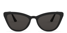 PRADA Cat Eye Sunglasses in Shiny Black – Product Photo 1