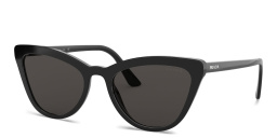 PRADA Cat Eye Sunglasses in Shiny Black – Product Photo 2