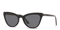 Shop PRADA Cat-Eye Sunglasses in Black online.