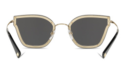VALENTINO Rimless Cat Eye Sunglasses in Black – Product Photo 4