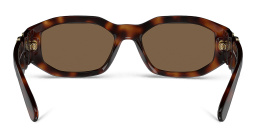 VERSACE Medusa Irregular Sunglasses in Havana – Product Photo 4