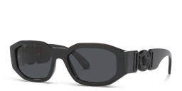 VERSACE Irregular Sunglasses in Black – Product Photo 2