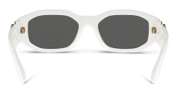 VERSACE Medusa Biggie Sunglasses in White – Product Photo 4