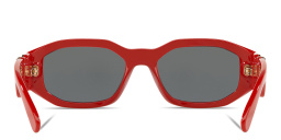 VERSACE Medusa Irregular Sunglasses in Red – Product Photo 4