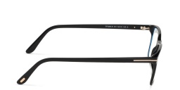 نظارة طبية مستطيلة من توم فورد بلون أسود لامع - صورة المنتج 3