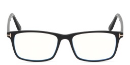 TOM FORD Rectangle Eyeglasses in Shiny Black – Product Photo 1