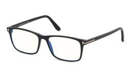 TOM FORD Rectangle Eyeglasses in Shiny Black – Product Photo 2