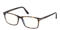 TOM FORD Rectangle Eyeglasses in Dark Havana – Product Photo 2