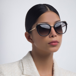 Cartier Panthère de Cartier Cat-Eye Sunglasses in Black – Product Photo 6