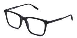 نظارة طبية بإطار مربع من مونت بلانك بلون أسود - صورة المنتج 2