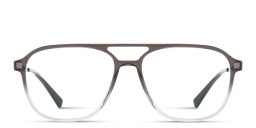 Shop MYKITA GYLFI Aviator Eyeglasses in Gradient Grey online.