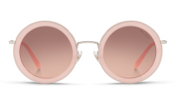 MIU MIU Oversized Round Sunglasses in Opal Pink – Product Photo 1