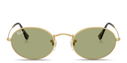 Ray-Ban Unisex Round Sunglasses in Gold – Product Photo 1