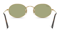 Ray-Ban Oval Metal Summer Capsule Unisex Sunglasses in Gold – Product Photo 4