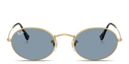 Ray-Ban Unisex Round Sunglasses in Gold – Product Photo 1