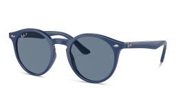 Ray-Ban Junior Logo Kids Panthos Sunglasses in Blue – Product Photo 2