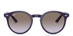 نظارة شمسية بإطار بانتوس للصغار من راي بان جونيور بلون أرجواني - صورة المنتج 1