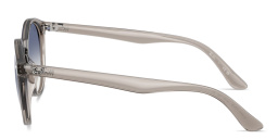 Shop Ray-Ban Logo Kids Panthos Sunglasses in Transparent Grey online.