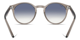 Shop Ray-Ban Logo Kids Panthos Sunglasses in Transparent Grey online.