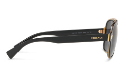 VERSACE Aviator Sunglasses in Black – Product Photo 3