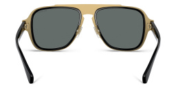 VERSACE Aviator Sunglasses in Black – Product Photo 4