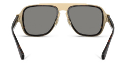 VERSACE Medusa-detailed Aviator Sunglasses in Havana – Product Photo 4