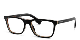 BURBERRY Rectangle Eyeglasses in Black – Product Photo 2