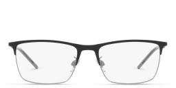 Shop Dolce & Gabbana Wide Rectangle Eyeglasses in Black online.