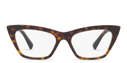 Shop VALENTINO Cat-Eye Eyeglasses in Havana online.