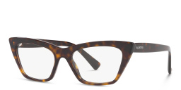 Shop VALENTINO Cat-Eye Eyeglasses in Havana online.