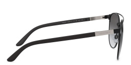 نظارة شمسية مربعة من جورجو أرماني بلون أسود مطفي - صورة المنتج 3