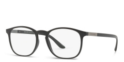 GIORGIO ARMANI Square Eyeglasses in Black – Product Photo 2
