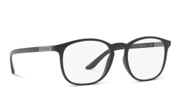 GIORGIO ARMANI Square Eyeglasses in Black – Product Photo 4