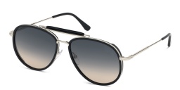 TOM FORD Aviator Sunglasses in Shiny Black – Product Photo 2