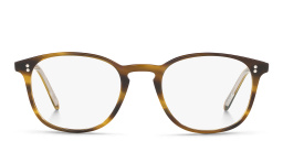 Shop OLIVER PEOPLES Unisex Square Eyeglasses in Semi Matte Moss Tortoise online.