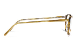 Shop OLIVER PEOPLES Unisex Square Eyeglasses in Semi Matte Moss Tortoise online.