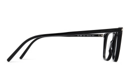 تسوق نظارات طبية طراز كات آي بتوقيع العلامة سان لوران بلون أسود أونلاين.