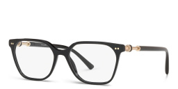 BVLGARI Rectangle Eyeglasses in Black – Product Photo 2