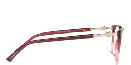 BVLGARI Rectangle Eyeglasses in Purple – Product Photo 3