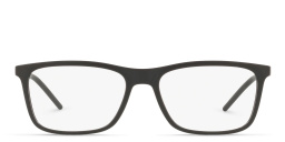 Dolce & Gabbana Rectangle Eyeglasses in Rubber Black – Product Photo 1
