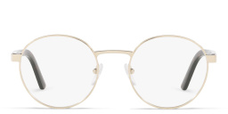 نظارة طبية دائرية من برادا بلون ذهبي فاتح - صورة المنتج 1