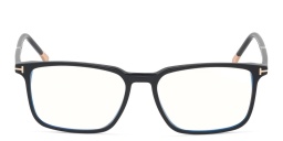 TOM FORD Rectangle Eyeglasses in Shiny Black – Product Photo 1